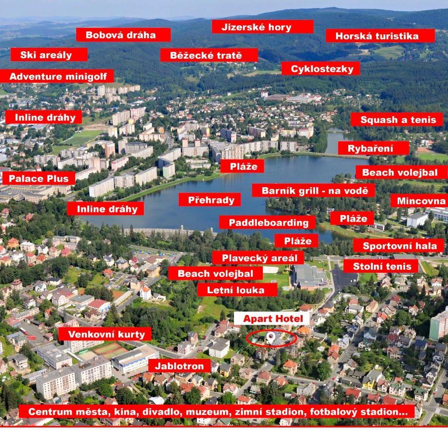 Apart Hotel Jablonec Jablonec nad Nisou Exteriör bild